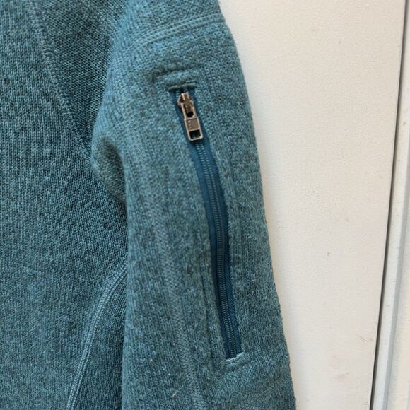 Patagonia Better Sweater 1/4 Zip Pullover Teal Green Women’s Small Fleece - Picture 9 of 11